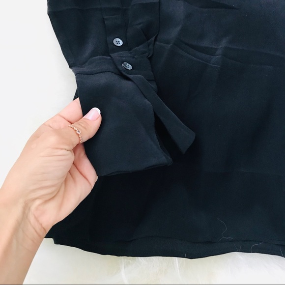 EQUIPMENT Femme Jacqueleen Tie Neck Silk Blouse - Picture 5 of 6